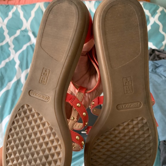 Brand new tangerine gold studded sandals - Picture 4 of 4